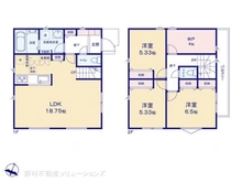 【東京都/東大和市南街】東大和市南街3丁目 新築一戸建て 間取り図