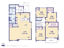 【東京都/東大和市向原】東大和市向原5丁目 新築一戸建て 間取り図