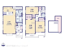 【東京都/国分寺市北町】国分寺市北町1丁目 新築一戸建て 間取り図
