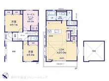 【東京都/国分寺市日吉町】国分寺市日吉町3丁目 新築一戸建て 間取り図