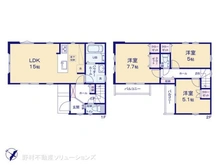 【東京都/国分寺市戸倉】国分寺市戸倉4丁目 新築一戸建て 間取り図