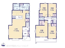 【東京都/東村山市廻田町】東村山市廻田町3丁目 新築一戸建て 間取り図