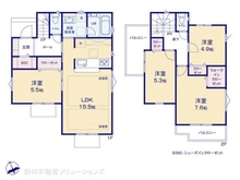 【東京都/東村山市諏訪町】東村山市諏訪町1丁目 新築一戸建て 間取り図