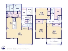 【東京都/東大和市清水】東大和市清水6丁目 新築一戸建て 間取り図