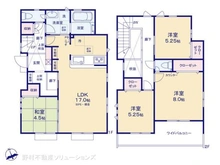 【東京都/東大和市奈良橋】東大和市奈良橋2丁目 新築一戸建て 間取り図