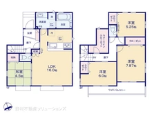 【東京都/東大和市奈良橋】東大和市奈良橋2丁目 新築一戸建て 間取り図