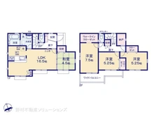 【東京都/東大和市奈良橋】東大和市奈良橋2丁目 新築一戸建て 間取り図