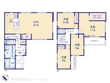 【東京都/国分寺市富士本】国分寺市富士本1丁目 新築一戸建て 間取り図