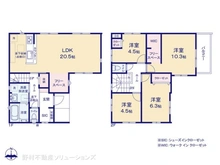 【東京都/国分寺市北町】国分寺市北町5丁目 新築一戸建て 間取り図