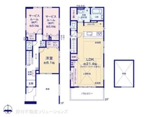 【東京都/国立市東】国立市東4丁目 新築一戸建て 間取り図