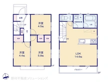 【東京都/小平市上水新町】小平市上水新町3丁目 新築一戸建て 間取り図