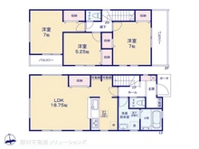 【東京都/東大和市狭山】東大和市狭山5丁目 新築一戸建て 間取り図