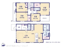 【東京都/国立市青柳】国立市青柳1丁目 新築一戸建て 間取り図