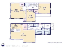 【東京都/小平市小川西町】小平市小川西町3丁目 新築一戸建て 間取り図