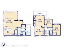 【東京都/国分寺市戸倉】国分寺市戸倉4丁目 新築一戸建て 間取り図