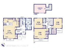 【東京都/国分寺市西恋ヶ窪】国分寺市西恋ヶ窪4丁目 新築一戸建て 間取り図