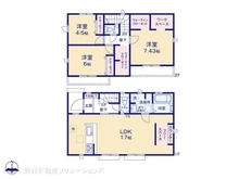 【東京都/小平市小川町】小平市小川町1丁目 新築一戸建て 間取り図