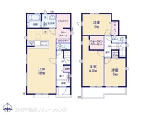 【東京都/小平市小川町】小平市小川町1丁目 新築一戸建て 間取り図