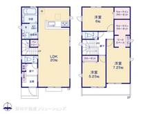 【東京都/小平市小川町】小平市小川町1丁目 新築一戸建て 間取り図