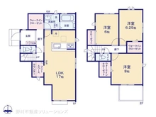 【東京都/小平市小川町】小平市小川町1丁目 新築一戸建て 間取り図