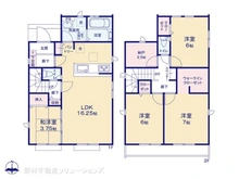 【東京都/小平市小川町】小平市小川町1丁目 新築一戸建て 間取り図