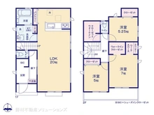 【東京都/小平市小川町】小平市小川町1丁目 新築一戸建て 間取り図