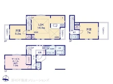 【東京都/足立区青井】足立区青井3丁目 新築一戸建て 間取り図