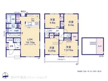 【東京都/足立区鹿浜】足立区鹿浜5丁目 新築一戸建て 間取り図
