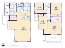 【東京都/足立区神明】足立区神明2丁目 新築一戸建て 間取り図