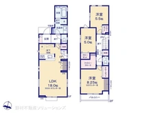 【東京都/足立区佐野】足立区佐野2丁目 新築一戸建て 間取り図
