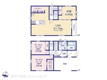 【東京都/足立区保木間】足立区保木間4丁目 新築一戸建て 間取り図