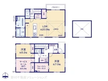 【東京都/足立区西伊興】足立区西伊興4丁目 新築一戸建て 間取り図