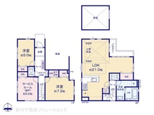 【東京都/足立区西伊興】足立区西伊興4丁目 新築一戸建て 間取り図