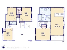 【東京都/足立区綾瀬】足立区綾瀬1丁目 新築一戸建て 間取り図