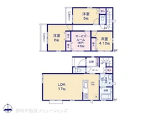 【東京都/足立区西新井】足立区西新井4丁目 新築一戸建て 間取り図
