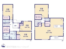 【東京都/足立区千住元町】足立区千住元町 新築一戸建て 間取り図