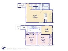【東京都/足立区東伊興】足立区東伊興3丁目 新築一戸建て 間取り図