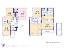【東京都/足立区神明】足立区神明3丁目 新築一戸建て 間取り図
