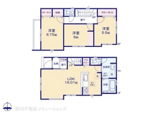 【東京都/足立区西伊興】足立区西伊興2丁目 新築一戸建て 間取り図