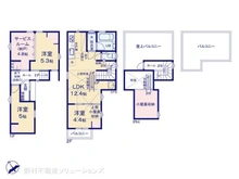 【東京都/葛飾区青戸】葛飾区青戸4丁目 新築一戸建て 間取り図