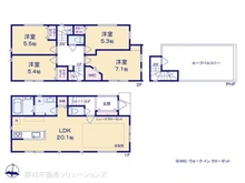 【東京都/葛飾区青戸】葛飾区青戸5丁目 新築一戸建て 間取り図