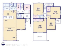 【東京都/足立区神明南】足立区神明南2丁目 新築一戸建て 間取り図