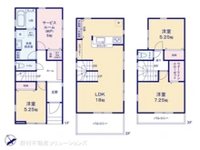 【東京都/葛飾区立石】葛飾区立石8丁目 新築一戸建て 間取り図