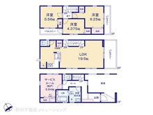 【東京都/葛飾区立石】葛飾区立石8丁目 新築一戸建て 間取り図