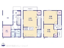 【東京都/江戸川区南葛西】江戸川区南葛西6丁目 新築一戸建て 間取り図