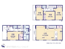 【東京都/江戸川区南葛西】江戸川区南葛西5丁目 新築一戸建て 間取り図