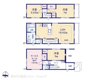 【東京都/江戸川区春江町】江戸川区春江町5丁目 新築一戸建て 間取り図