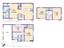 【東京都/江戸川区西瑞江】江戸川区西瑞江4丁目 新築一戸建て 間取り図