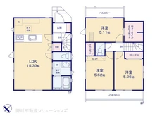 【千葉県/浦安市今川】浦安市今川3丁目 新築一戸建て 間取り図