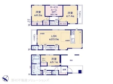 【東京都/江戸川区東小松川】江戸川区東小松川2丁目 新築一戸建て 間取り図
